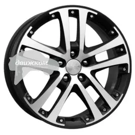 Литые диски K&amp;K 7x17/5x100 ET48 D56,1 Центурион (КС423) Алмаз черный