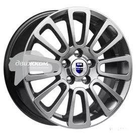 Литые диски K&amp;K Неман (КС717) 6x15/4x100 ET46 D54,1 Неман (КС717) Дарк платинум