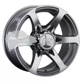 Литые диски LS 7x16/6x139,7 ET10 D107,1 165 GMF (Колпак+лого)