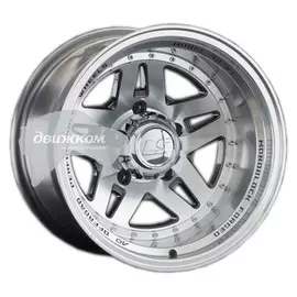 Литые диски LS 878 10x16/5x139,7 ET-44 D108,1 878 GMF (Колпак+лого)