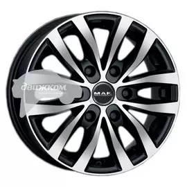 Литые диски MAK 6,5x16/6x139,7 D106,1 ET20 Load 6 Черный+серебристый