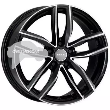 Литые диски MAK 8,5x19/5x112 ET42 D66,45 Sarthe Black mirror