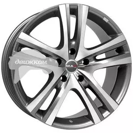 Литые диски MAK 8,5x20/5x127 ET35 D71,6 Aria Gun Metallic Mirror Face