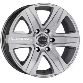 Литые диски MAK 8x17/6x139,7 ET35 D106,1 Stone 4x4 T Silver