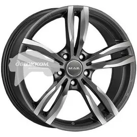 Литые диски MAK 8x18/5x120 ET34 D72,6 Luft Gun Metallic Mirror Face