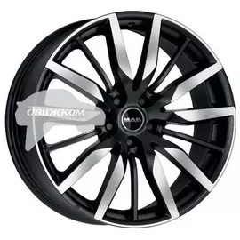 Литые диски MAK 8x19/5x120 D72,6 ET40 Barbury Черный+серебристый