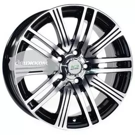 Литые диски N2O 6,5x15/4x114,3 D73,1 ET40 Y292 Черный+серебристый
