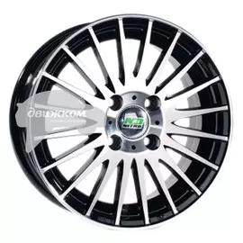 Литые диски N2O 6,5x15/4x114,3 D73,1 ET40 Y833 Черный+серебристый