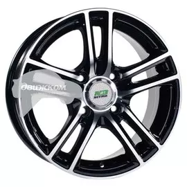 Литые диски N2O 6x14/4x100 D73,1 ET38 Y242 Черный+серебристый