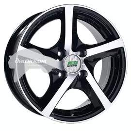 Литые диски N2O 6x14/4x98 D58,6 ET35 Y290 Черный+серебристый