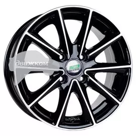 Литые диски N2O 6x14/5x100 D57,1 ET35 Y3135 Черный+серебристый