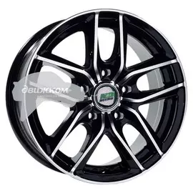 Литые диски N2O 6x14/5x100 D57,1 ET35 Y628 Черный+серебристый