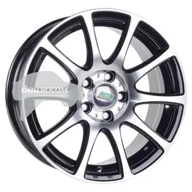 Литые диски N2O 7x16/5x114,3 D73,1 ET40 Y1010 Черный+серебристый