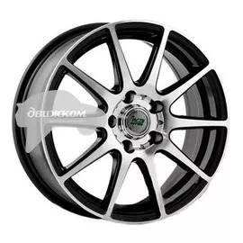 Литые диски N2O 7x17/5x114,3 D67,1 ET41 Y4406 Черный+серебристый