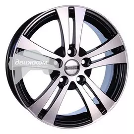 Литые диски Neo 6,5x16/5x112 D57,1 ET33 640 Черный+серебристый