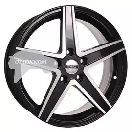 Литые диски Neo 6,5x17/5x114,3 D67,1 ET40 724 Черный+серебристый