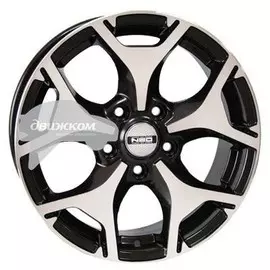 Литые диски Neo 7x17/5x100 D56,1 ET48 753 Черный+серебристый