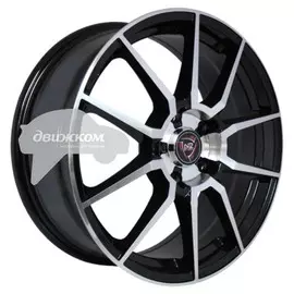 Литые диски NZ 6,5x16/5x110 D65,1 ET37 F-24 Черный+серебристый