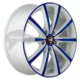 Литые диски NZ 6,5x16/5x114,3 D66,1 ET40 F-50 Белый+синий