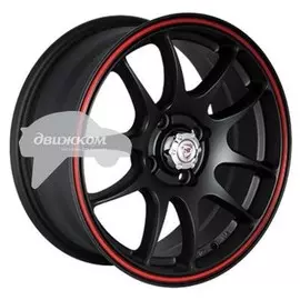 Литые диски NZ 6x14/4x100 D73,1 ET45 SH524 Черный+серебристый+красный