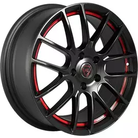 Литые диски NZ Wheels F-40 7x17/5x110 D65.1 ET39 Черный+красный