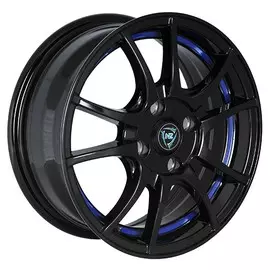 Литые диски NZ Wheels F-43 6x14/4x100 D56.6 ET49 Черный+синий