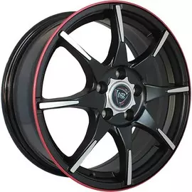 Литые диски NZ Wheels F-56 6x14/4x98 D58.6 ET35 Черный+красный