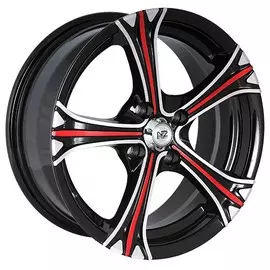 Литые диски NZ Wheels NZ2003 6.5x15/4x98 D58.6 ET35 Черный+красный