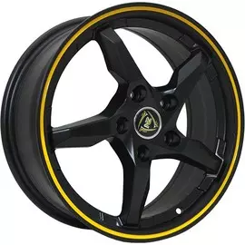 Литые диски NZ Wheels SH635 6.5x16/5x114.3 D60.1 ET45 Черный+желтый