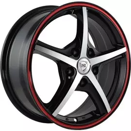 Литые диски NZ Wheels SH667 5.5x14/4x100 D56.6 ET49 Черный+красный