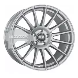 Литые диски OZ 7,5x17/5x112 ET50 D75 Superturismo LM Matt Race Silver + Black Lettering