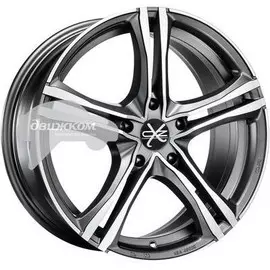 Литые диски OZ 7,5x17/5x120 ET29 D79 X5B Matt Graphite Diamond Cut