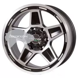 Литые диски PDW 8x17/6x139,7 D110 ET11 Hercules (5220/01) Серебристый+черный