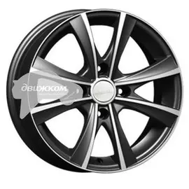 Литые диски Скад 5,5x14/4x100 ET49 D56,6 Мальта Алмаз (АРС 014 black)