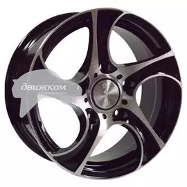 Литые диски Скад 7x16/5x139,7 D98,5 ET40 Вихрь Черный+серебристый
