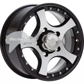 Литые диски Скад 7x16/5x139,7 ET20 D109,7 Титан Алмаз