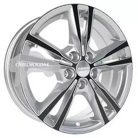 Литые диски Скад 7x17/5x114,3 ET45 D67,1 Мельбурн Селена-черный (M12, АРС 014 black)