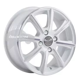 Литые диски Скад Монако 5,5x14/4x100 ET49 D56,6 Монако Алмаз белый