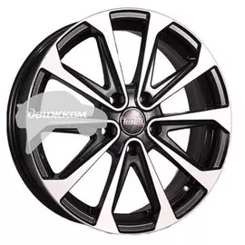 Литые диски Tech Line 6,5x16/5x114,3 D66,1 ET40 639 Черный+серебристый