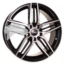 Литые диски Tech Line 7,5x18/5x114,3 D67,1 ET38 806 Черный+серебристый