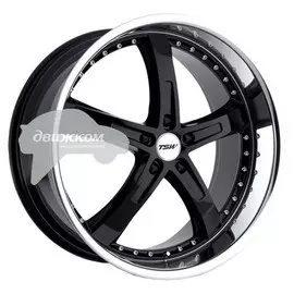 Литые диски TSW 8x18/5x112 ET32 D72 Jarama Gloss Black Mirror Cut Lip