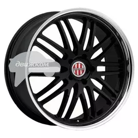 Литые диски Victor 8,5x20/5x130 ET45 D71 Le Mans Gloss Black Mirror Cut Lip