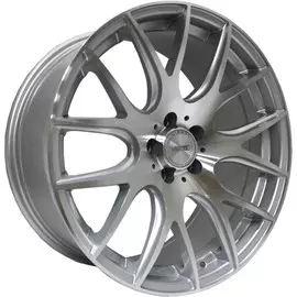 Литые диски VISSOL V-001 9.5х18/5х100 D57.1 ET35 silver-cut