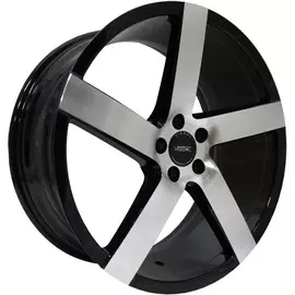 Литые диски VISSOL V-080R 8.5х19/5х120 D74.1 ET15 black-with-machined-face