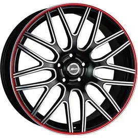 Литые диски X-Race AF-01 7x17/5x120 D67.1 ET41 Черный+красный