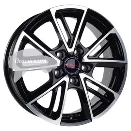 Литые диски Yamato 6,5x17/5x114,3 D67,1 ET48 Mijuno (Y7204) Черный+серебристый