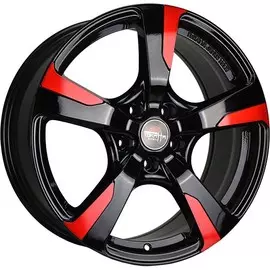 Литые диски Yokatta MODEL-58 8x18/5x114.3 D60.1 ET35 Черный+красный