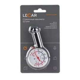 Манометр LECAR МН-02 3,5 атм пластиковый корпус