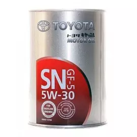 Масло моторное TOYOTA Motor Oil SN/GF-5 5W30 HC-синтетика металлическая банка 1 л