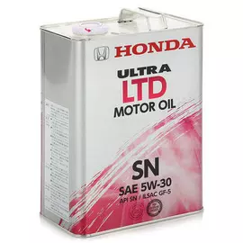 Моторное масло HONDA Ultra Ltd 5W30 полусинтетическое 4л